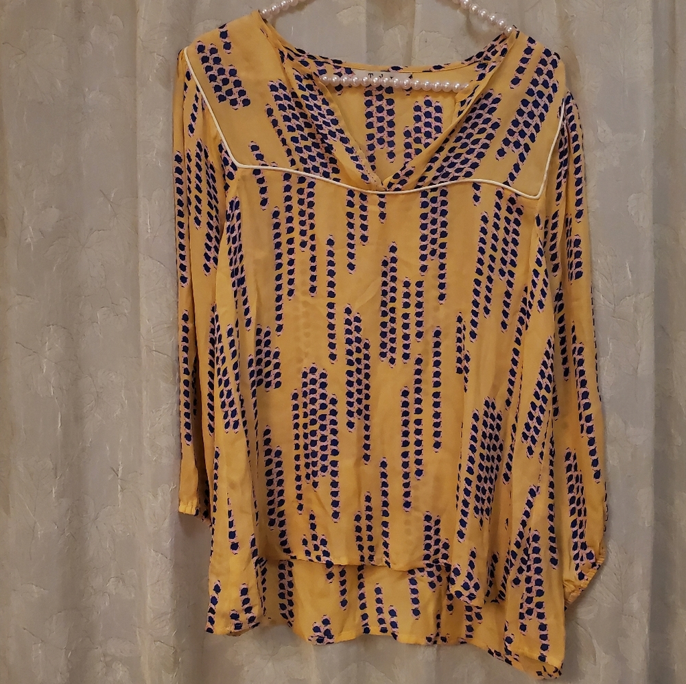 Tucker Silk Blouse
